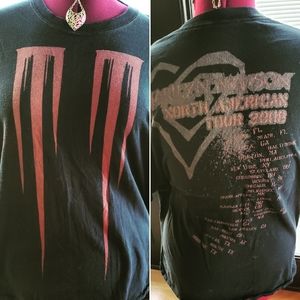 Marilyn Manson 2008 Tour Shirt 2X